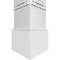 Ekena Millwork Craftsman Classic Square Non-Tapered Bungalow Fretwork Column w/ Mission Capital & Mission Base CC1009ENBNGMIMI - alternate 4